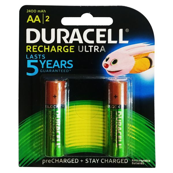 باتری قلمی قابل شارژ دوراسل مدل D-089 بسته 2 عددی