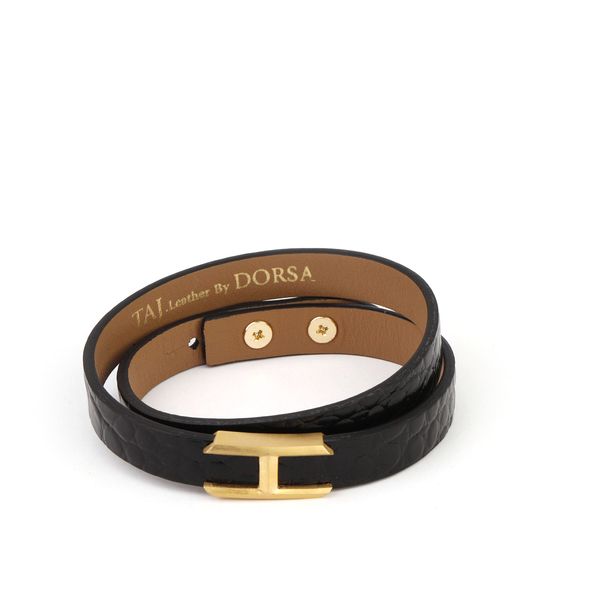 دستبند طلا 18 عیار مردانه تاج مدل G183