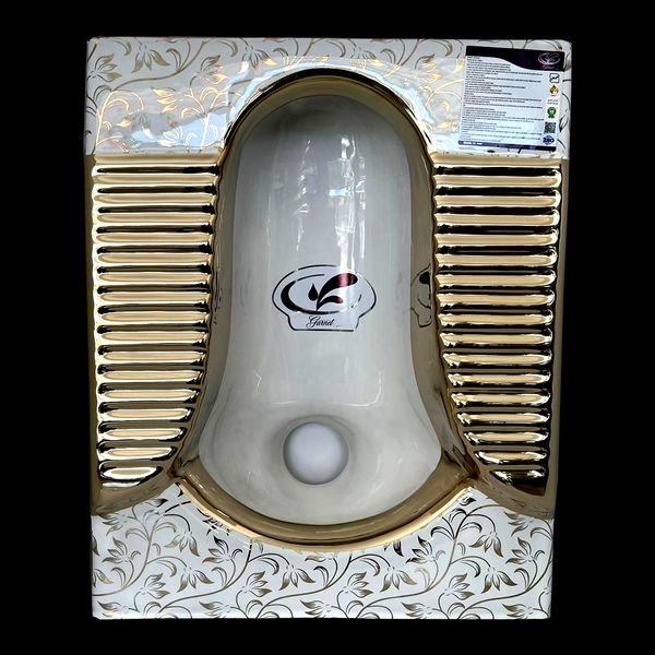 توالت زمینی مدل ایرانی طرح خطی تخت کد 20