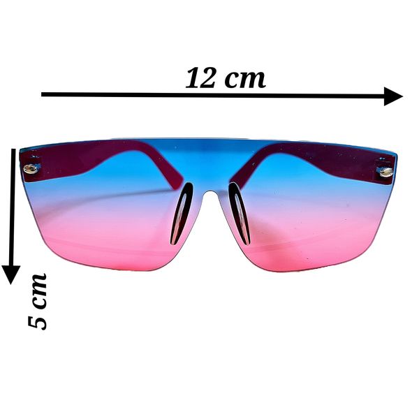 عینک آفتابی بچگانه مدل رنگین‌ کمانی بدون فریم کد g101