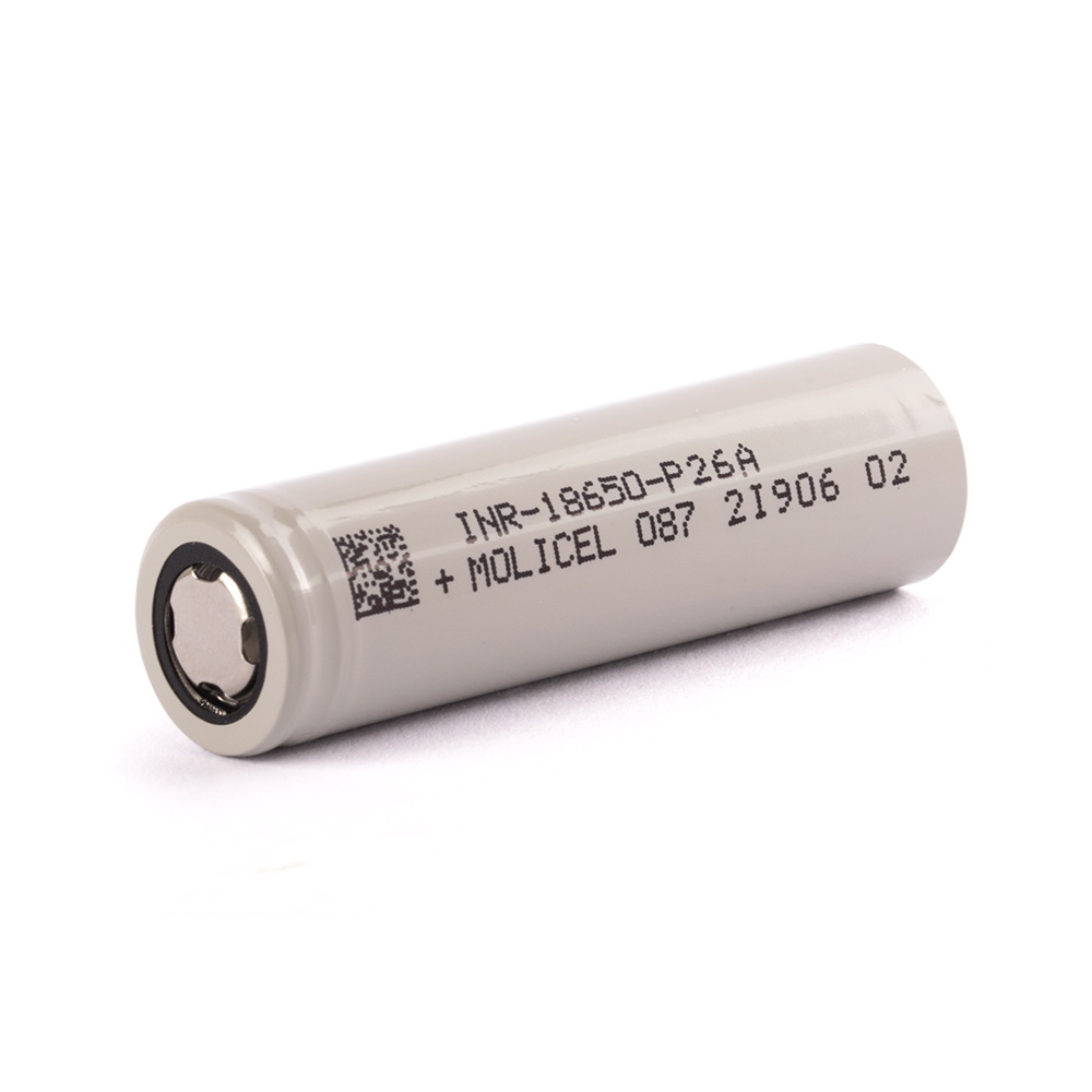 باتری لیتیومی مولیسل مدل P26A ظرفیت 2600 میلی آمپر ساعت