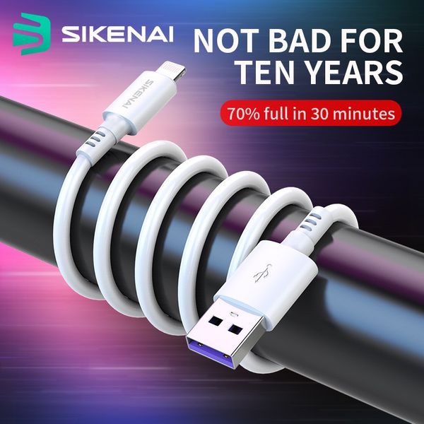 کابل تبدیل USB به لایتنینگ سیکنای مدل SK-06 طول 2 متر
