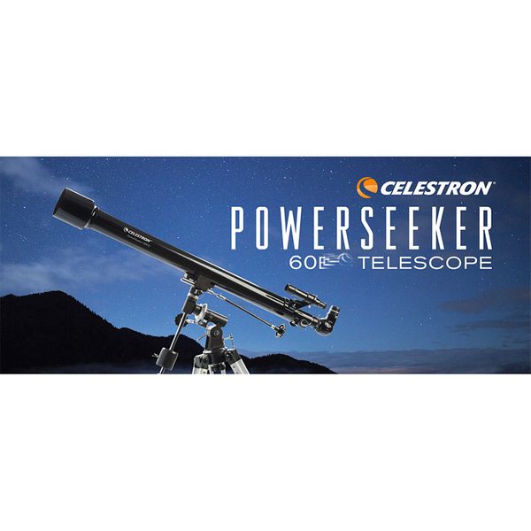 تلسکوپ سلسترون مدل PowerSeeker کد 60EQW