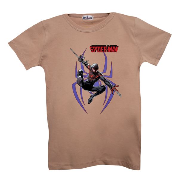 تی شرت آستین کوتاه پسرانه مدل مرد عنکبوتی کد 26