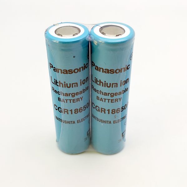 باتری لیتیوم یون قابل شارژ پاناسونیک مدل CGR18650 FLAT ظرفیت 3000 میلی آمپر ساعت بسته 2 عددی