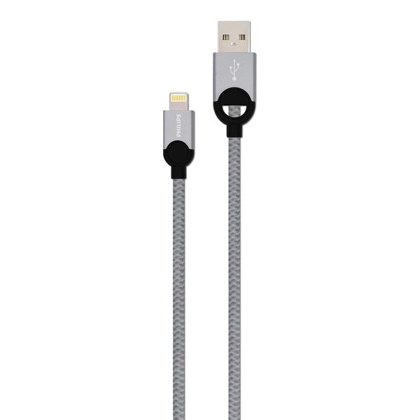 کابل تبدیل USB به لایتنینگ فیلیپس مدل DLC2608T طول 1.2 متر