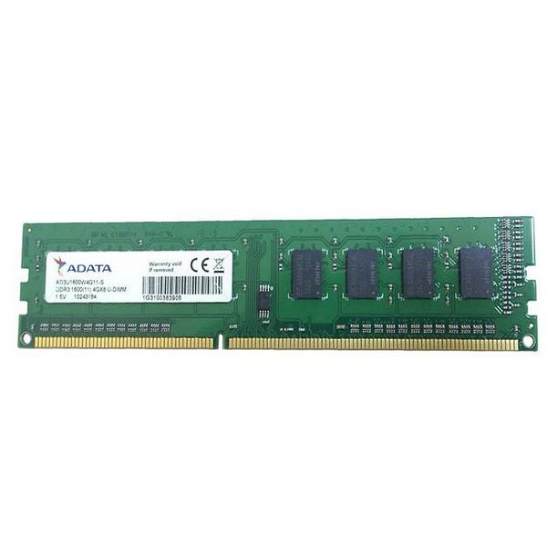 رم دسکتاپ DDR3 تک کاناله 1600 مگاهرتز ای دیتا مدل U-DIMM ظرفیت 4 گیگابایت