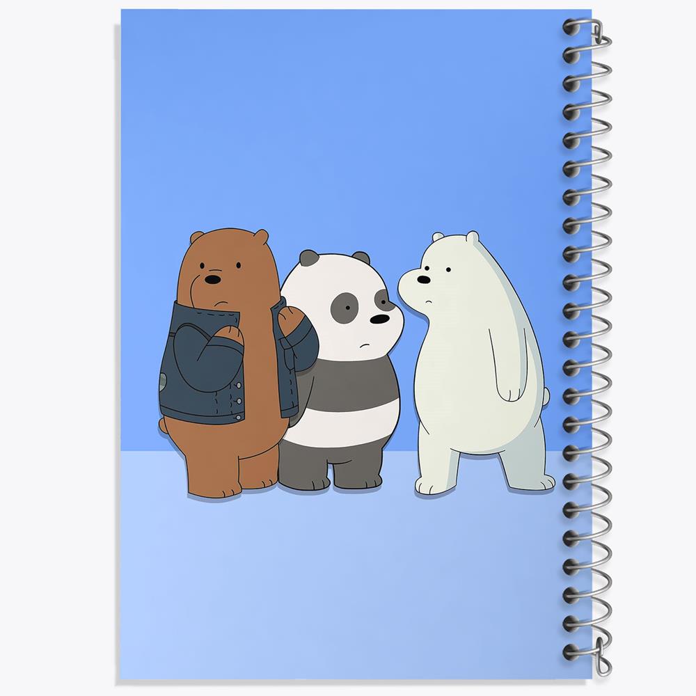 دفتر لیست خرید 50 برگ خندالو طرح انیمیشن سه خرس کله پوک کد 27643