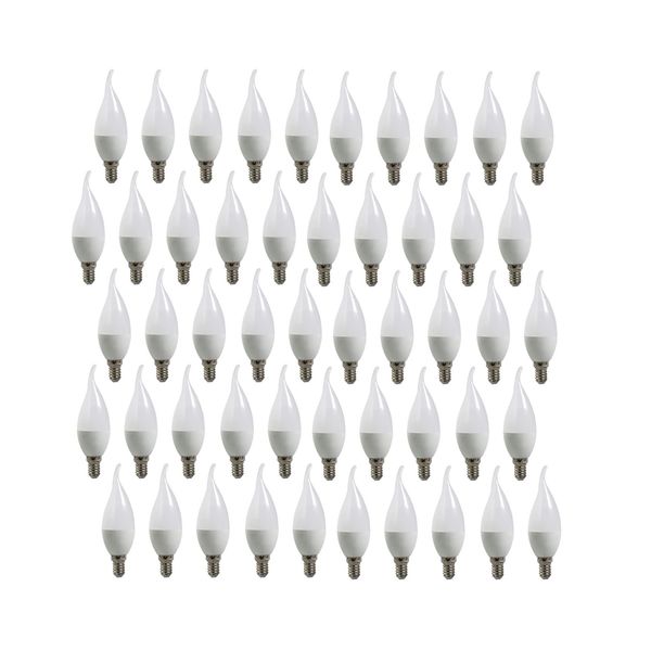 لامپ ال ای دی 7 وات دونیکو مدل اشک پایه E14 مجموعه 50 عددی