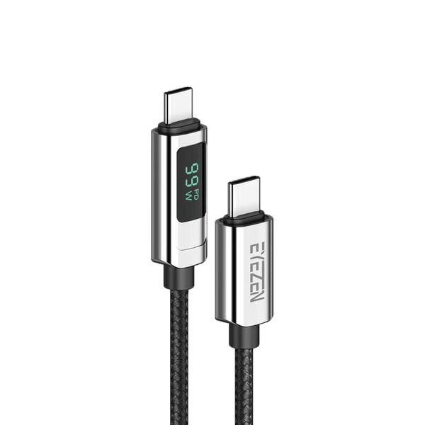 کابل تبدیل USB-C به USB-C اِیزن مدل Digital HD EC-12 60W PD Fast Charge طول 1 متر