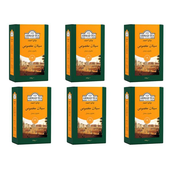چای معطر مخصوص احمد - 100گرم بسته 6 عددی