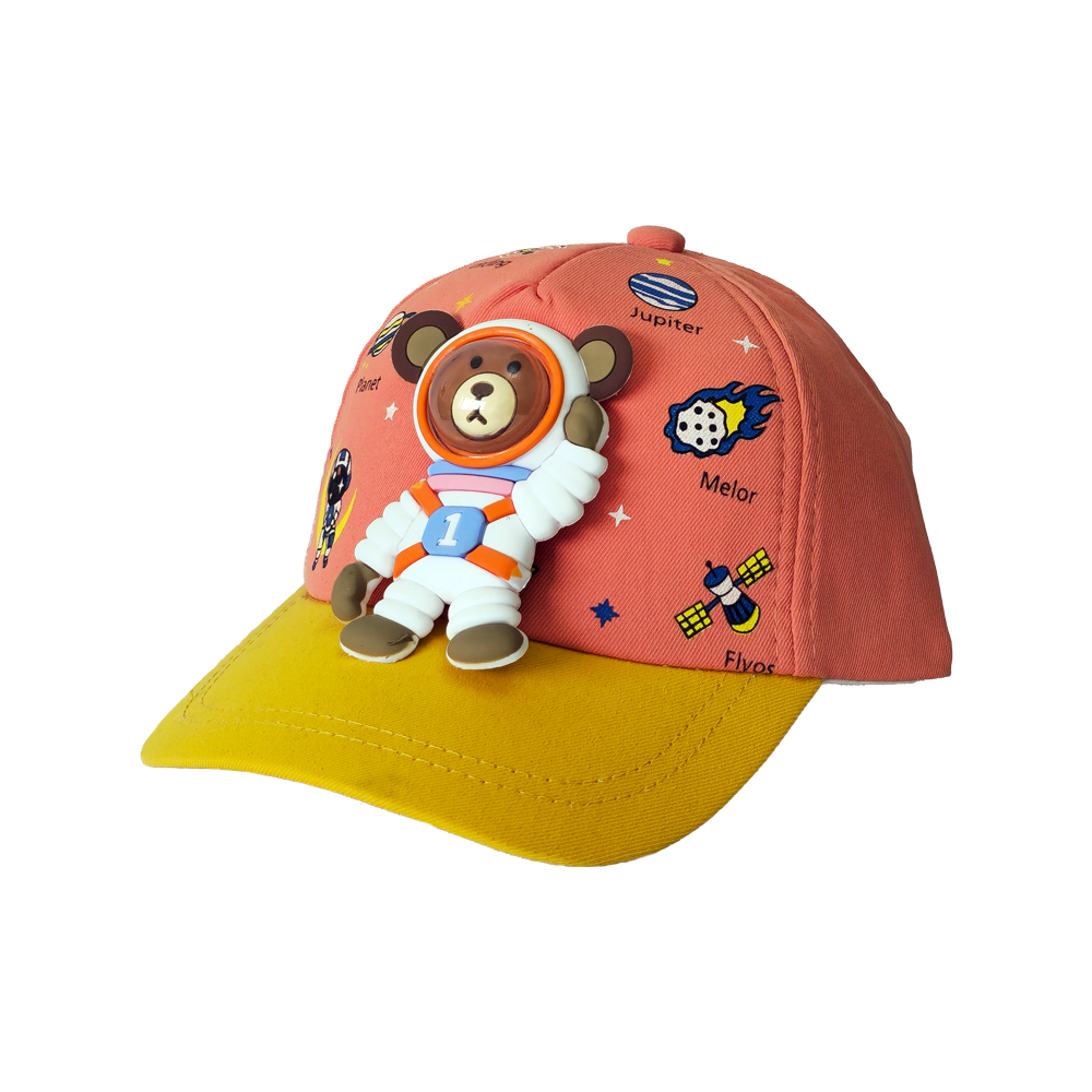 کلاه کپ پسرانه مدل خرس فضانورد