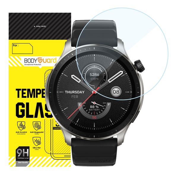 محافظ صفحه نمایش بادیگارد مدل GW مناسب برای ساعت هوشمند امیزفیت GTR 4