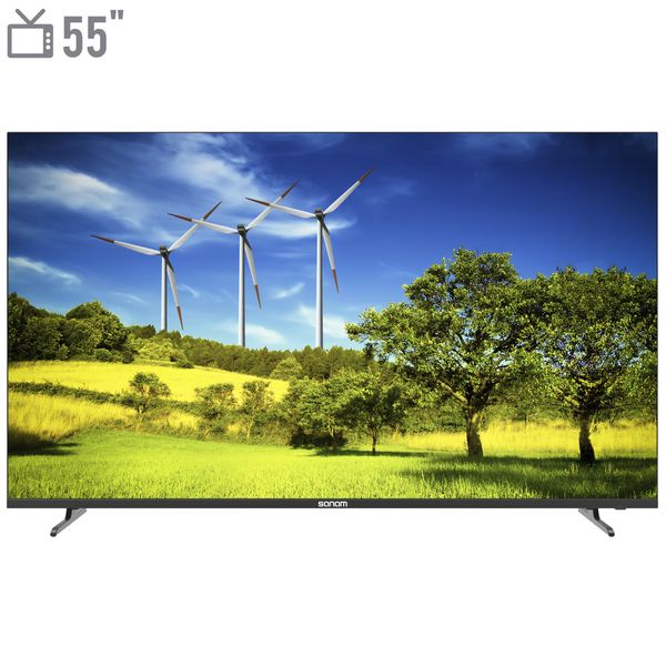 تلویزیون ال ای دی هوشمند صنام مدل SLS-55M1210 سایز 55 اینچ 
