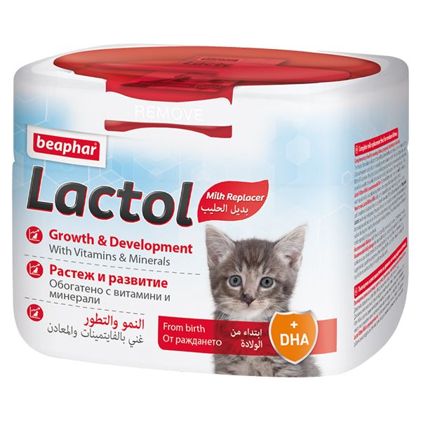 شیر خشک بچه گربه بیفار مدل lactol kitten وزن 250 گرم