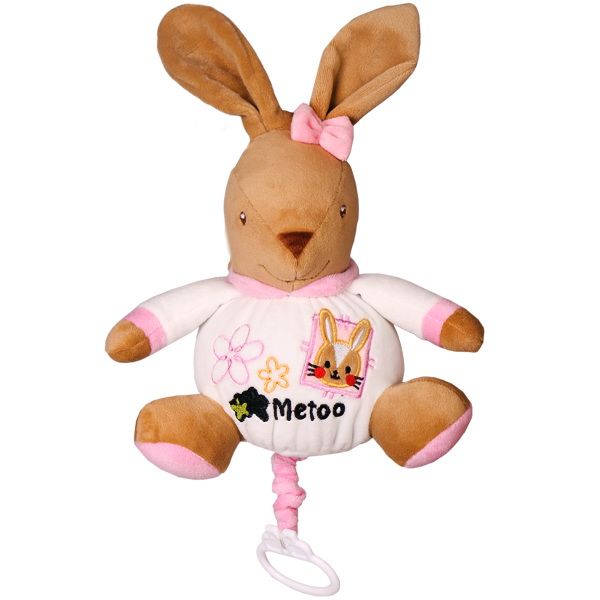 عروسک میتو مدل موزیکال طرح خرگوش ملودی lullaby ارتفاع 20 سانتی متر