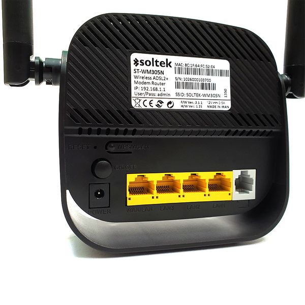 مودم روتر +ADSL2 سولتک مدل WM305N