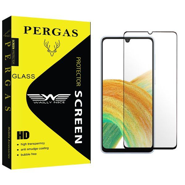 محافظ صفحه نمایش شیشه ای وایلی نایس مدل Pergas Full مناسب برای گوشی موبایل سامسونگ Galaxy A33 5G