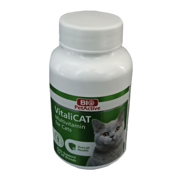 قرص مولتی ویتامین گربه بایوپت اکتیو مدل Daily_150 بسته 150 عددی