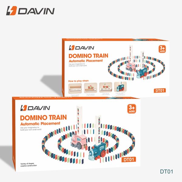 بازی فکری داوین مدل Domino Train DT01