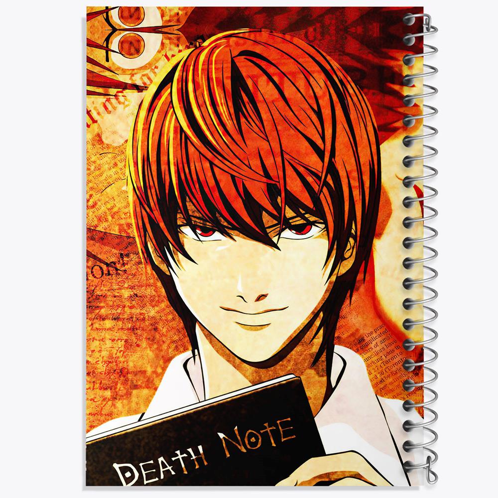 دفتر بولت ژورنال 50 برگ خندالو طرح لایت یاگامی انیمه دفترچه مرگ Death Note کد 11330