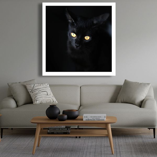 تابلو مدل گربه سیاه
