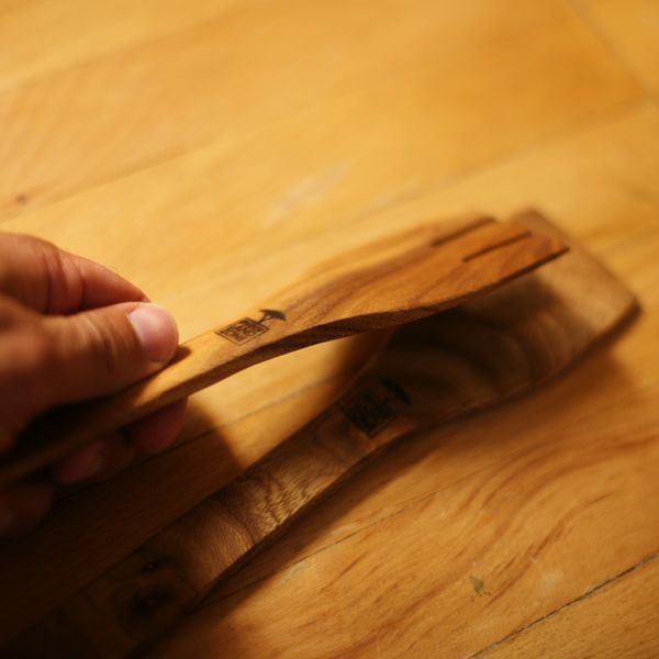 کفگیر چوبی وودلند مدل همه کاره بسته 2 عددی