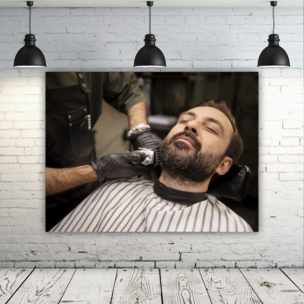 پوستر دیواری طرح آرایشگاه مردانه کد FP103860