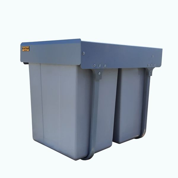 سطل زباله کابینتی کرال اورون کد 25Lit x 2