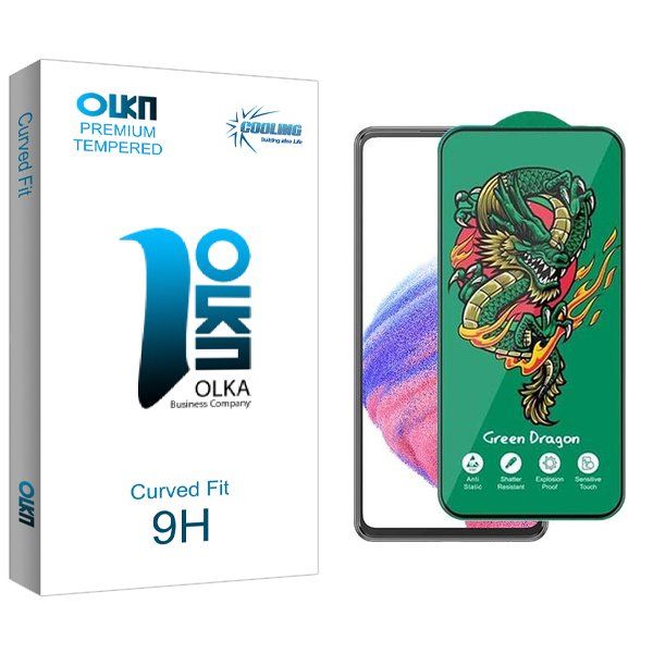 محافظ صفحه نمایش کولینگ مدل Olka Green_Dragon مناسب برای گوشی موبایل سامسونگ Galaxy A53 5G