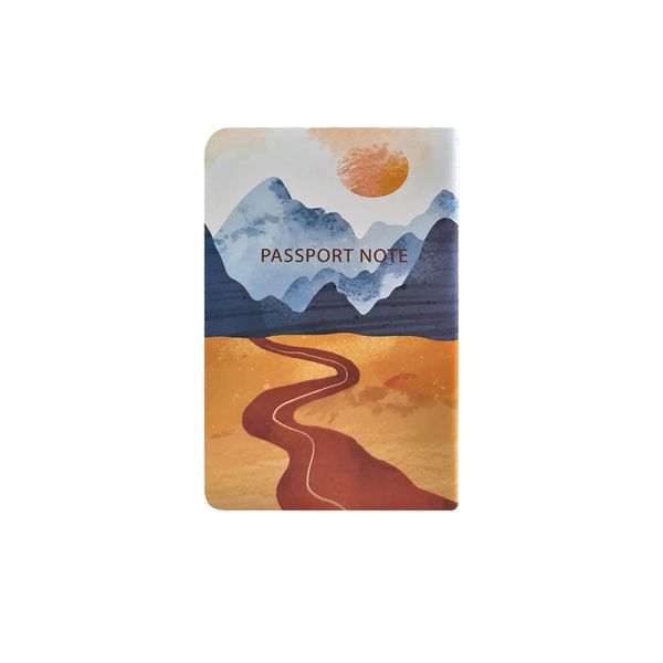 دفتر یادداشت تیج سان مدل پاسپورتی طرح کوهستان