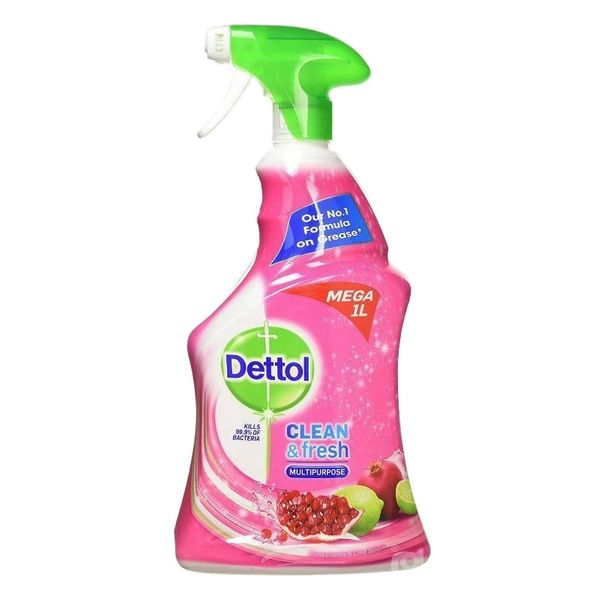 اسپری چند منظوره سطوح دتول مدل Clean and Fresh حجم 1000 میلی لیتر