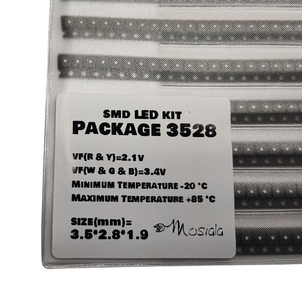 پک ال ای دی SMD مصیعلا مدل 3528 بسته 300 عددی