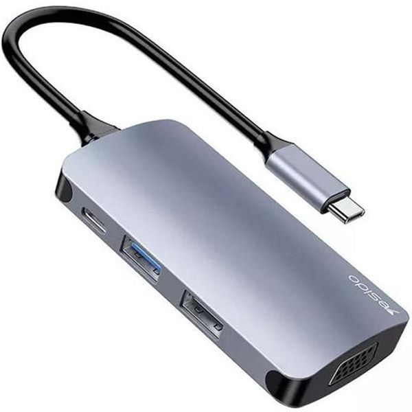 هاب 7 پورت USB-C یسیدو مدل HB16