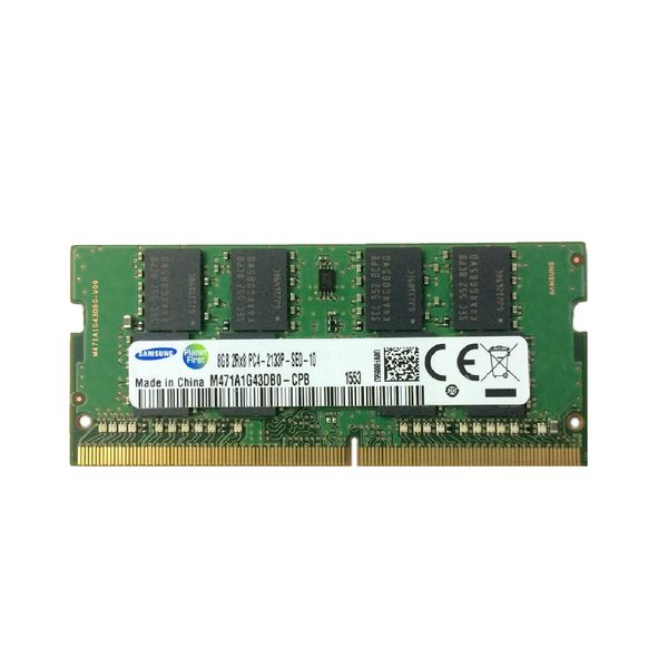 رم لپ تاپ DDR4 دو کاناله 2133 مگاهرتز CL15 سامسونگ مدل PC4-17000P-S ظرفیت 8 گیگابایت