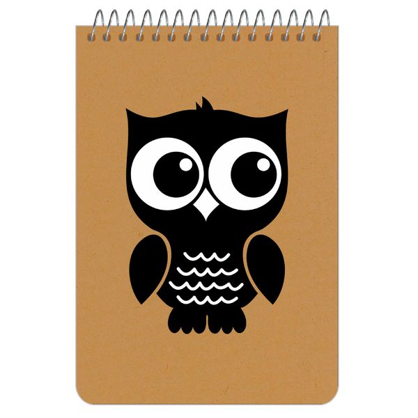 دفترچه یادداشت 100 برگ مستر راد طرح جغد کد 1703 owl 