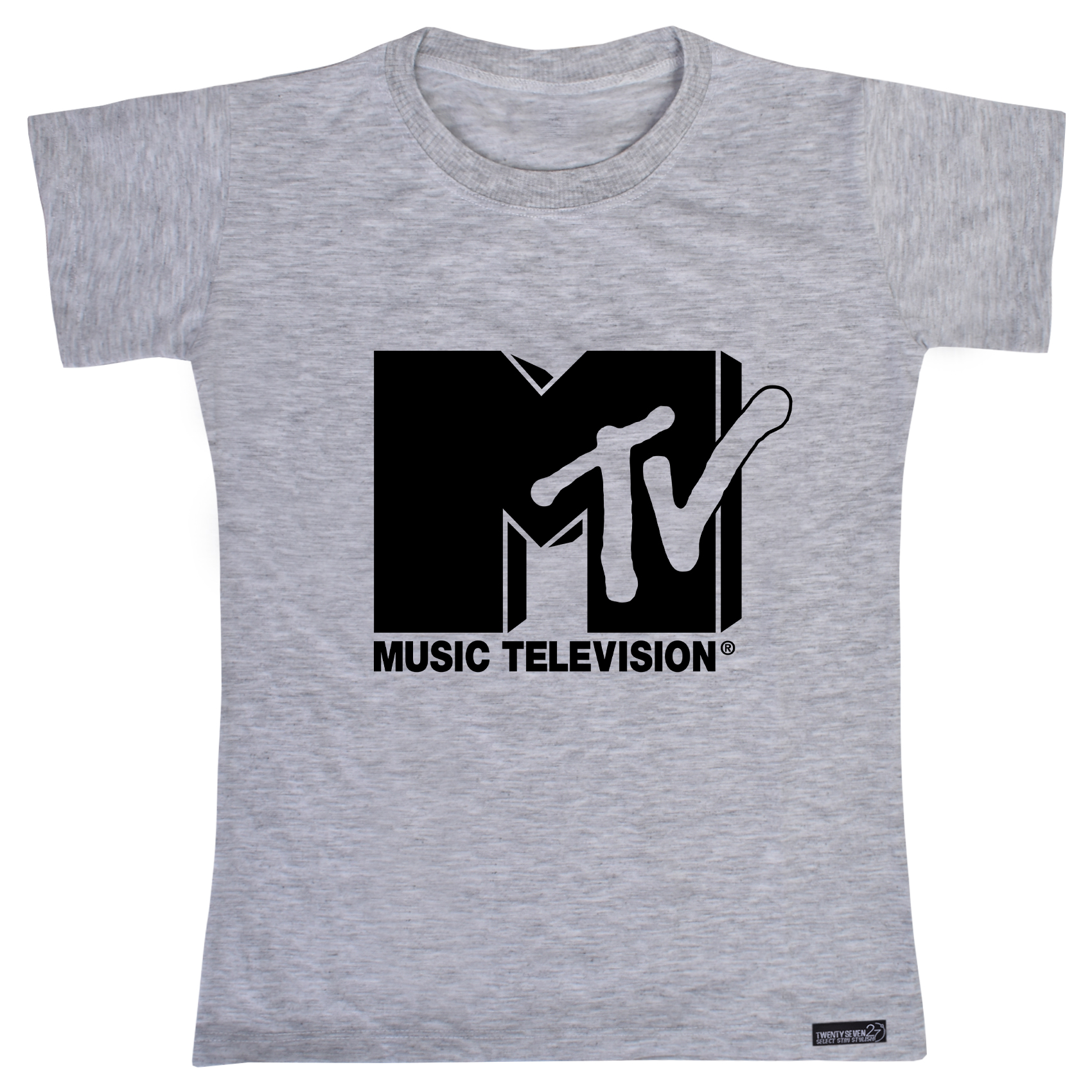 تی شرت آستین کوتاه دخترانه 27 مدل MTV کد MH885