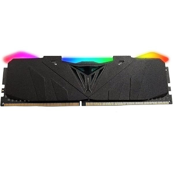 رم کامپیوتر DDR4 تک کاناله 3600 مگاهرتز CL18 پتریوت مدل VIPER BLACK RGB ظرفیت 8 گیگابایت