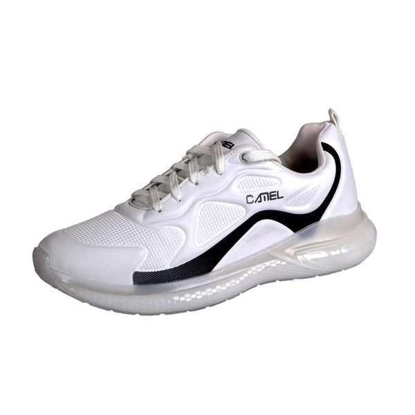 کفش پیاده روی مردانه مدل زیره کپسولی رنگ سفید