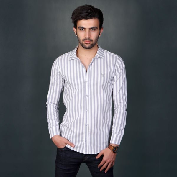 پیراهن آستین بلند مردانه پیکی پوش مدل M02562