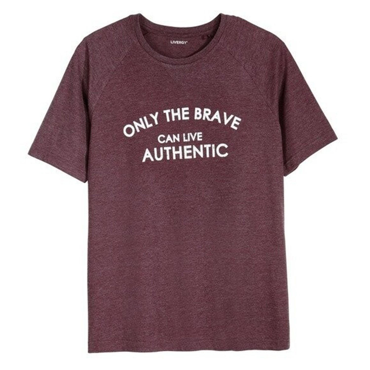 تی شرت آستین کوتاه مردانه لیورجی مدل OnlyBrave