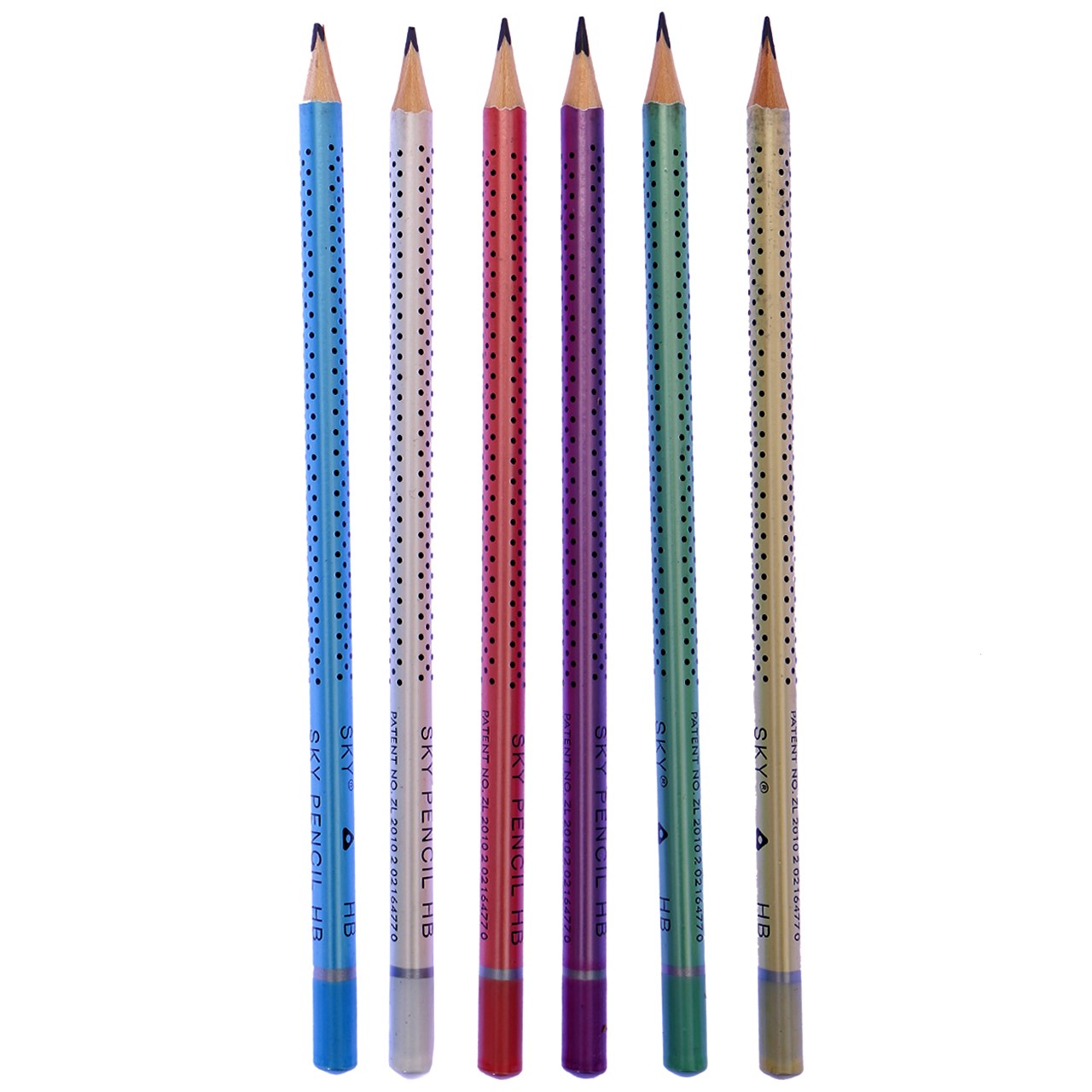 مداد مشکی اسکای SKY HB مدل نقطه بسته 6 عددی