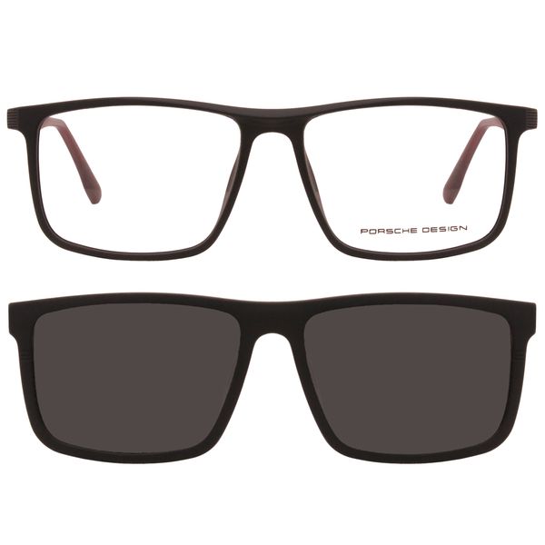 فریم عینک طبی پورش دیزاین مدل H02C6 Light Edition همراه با کاور آفتابی