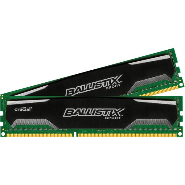 رم دسکتاپ DDR3 دو کاناله 1600 مگاهرتز CL9 کروشیال مدل BALLISTIX sport ظرفیت 16 گیگابایت