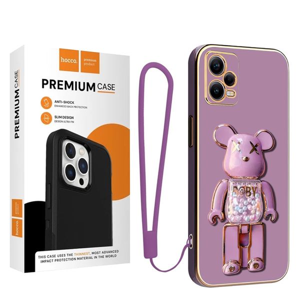 کاور موفی مدل Color Bear Strap مناسب برای گوشی موبایل شیائومی Redmi Note 12 Pro 5G به همراه بند