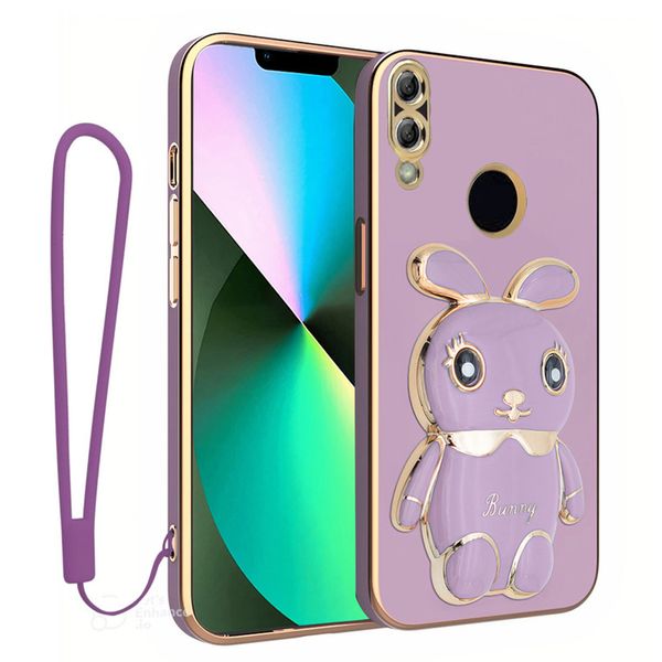 کاور اسپارتان مدل Bunny Strap مناسب برای گوشی موبایل هوآوی Y7 Prime 2019 به همراه بند
