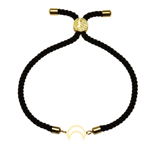 دستبند طلا 18 عیار زنانه کرابو طرح ماه مدل Kr102207