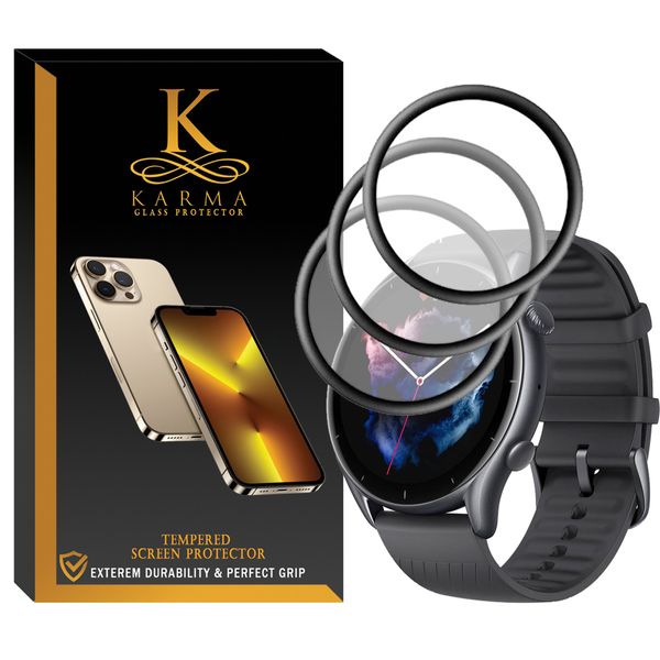 محافظ صفحه نمایش کارما مدل KA-PM مناسب برای ساعت هوشمند امیزفیت GTR3 Pro بسته سه عددی