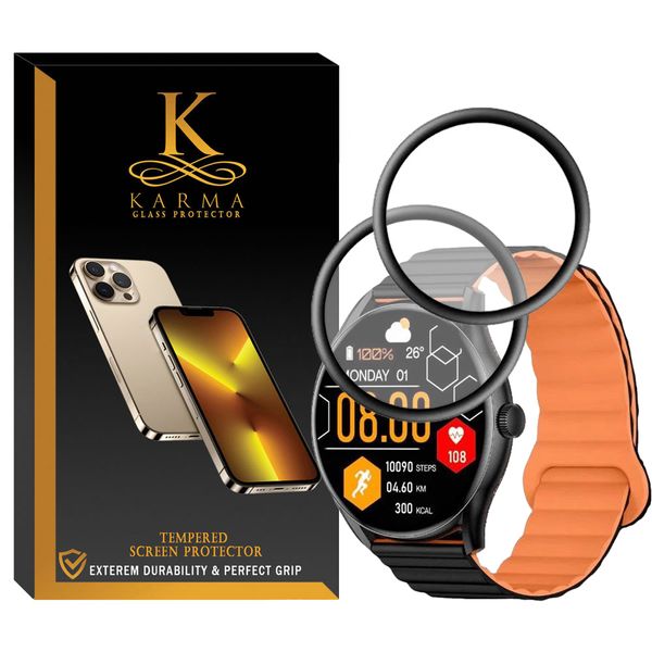 محافظ صفحه نمایش کارما مدل KA-PM مناسب برای ساعت هوشمند شیائومی Glorimi GS1 pro بسته دو عددی