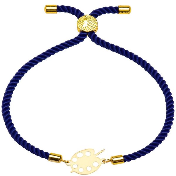 دستبند طلا 18 عیار زنانه مدل پالت نقاشی 630